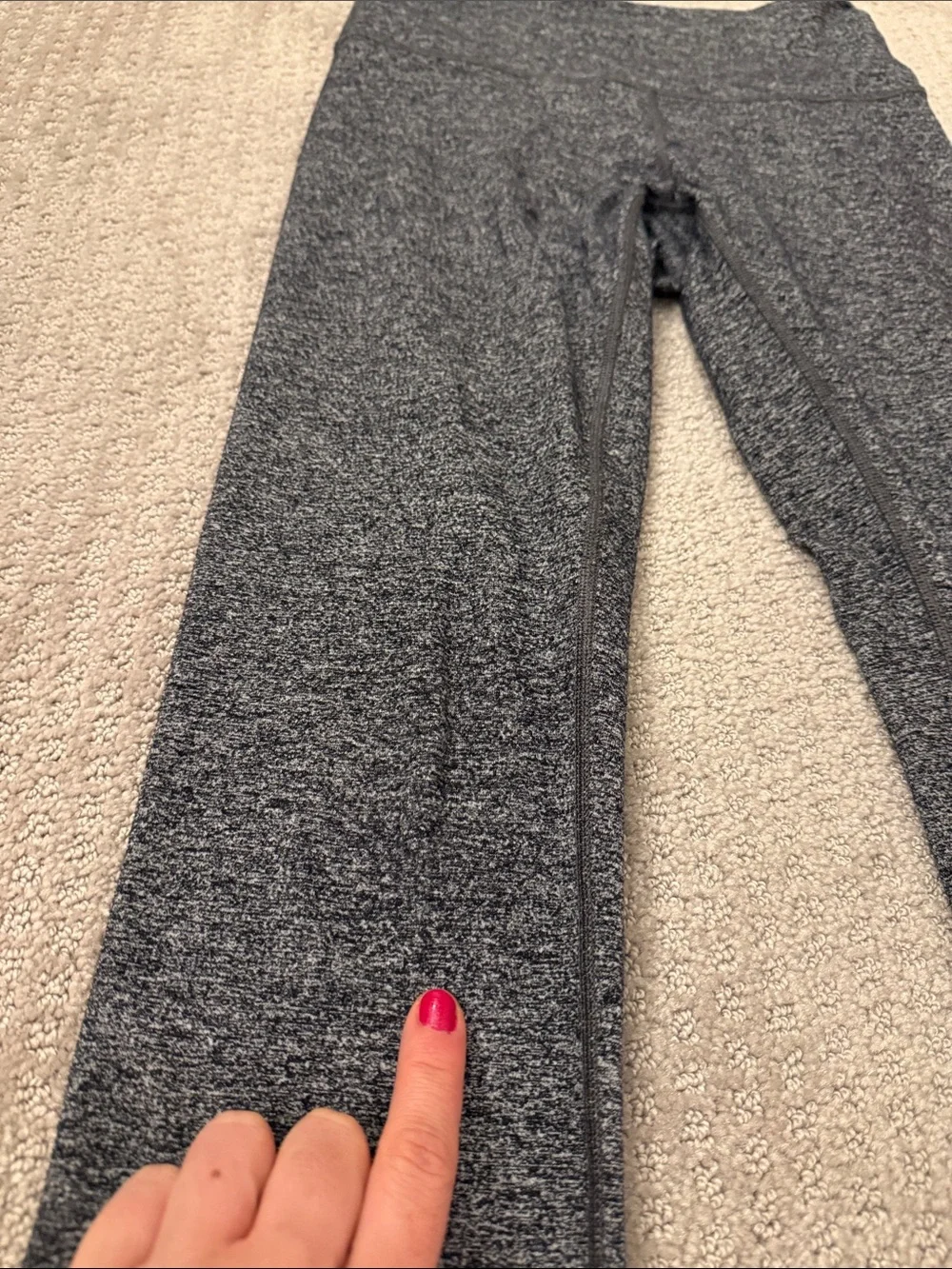 lululemon athletica Heathered Charcoal Gray Leggings